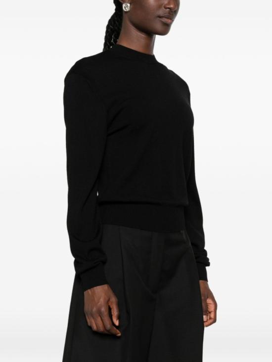 26FW 랑방 스웨터 RW PO0010 K101 A26 10 Black - LANVIN
