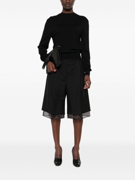 26FW 랑방 스웨터 RW PO0010 K101 A26 10 Black - LANVIN