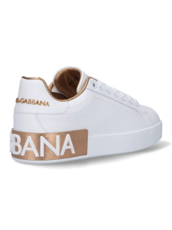 26FW 돌체앤가바나 카프스킨 나파 포르토피노 스니커즈 CK1544 AX6158L315 White - DOLCE & GABBANA
