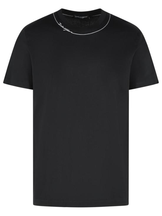 26FW 돌체앤가바나 반팔 티셔츠 G8RN8Z G7P9O N0000 Black