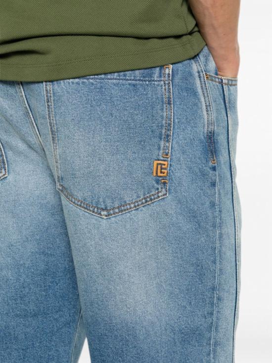 26FW 발망 데님 팬츠 HH1ML138DG26 6FF Blue - BALMAIN
