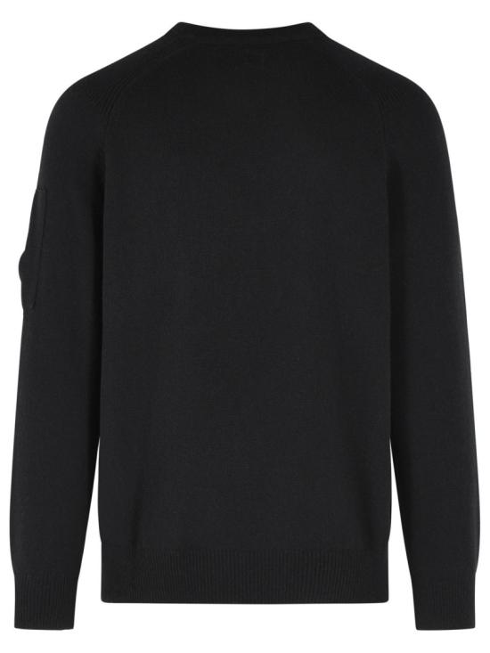 26FW 씨피 컴퍼니 스웨터 21CMKN085A 110149A 999 Black - C.P. COMPANY