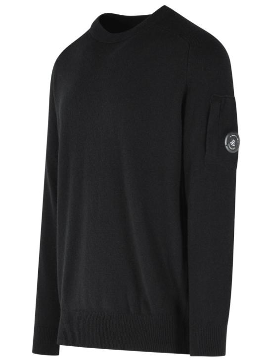 26FW 씨피 컴퍼니 스웨터 21CMKN085A 110149A 999 Black - C.P. COMPANY