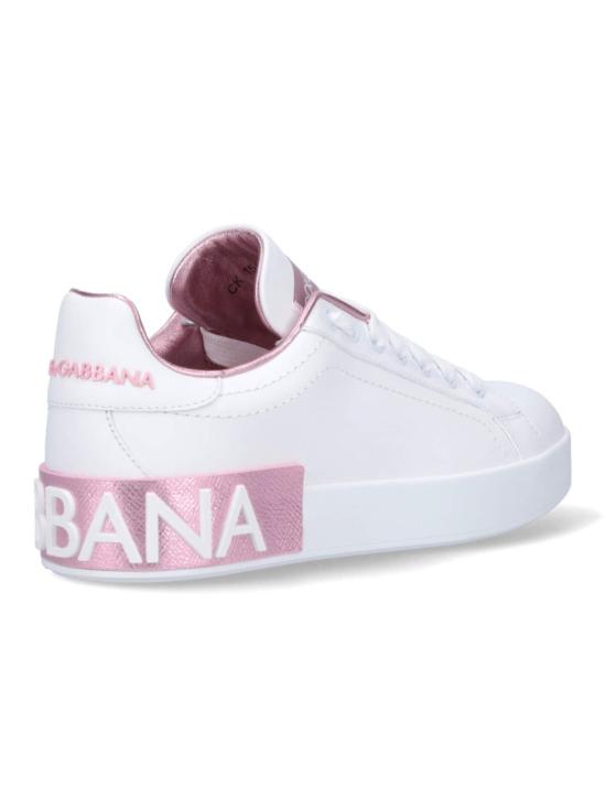 26FW 돌체앤가바나 카프스킨 나파 포르토피노 스니커즈 CK1544 AX61587587 White - DOLCE & GABBANA