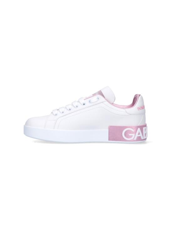 26FW 돌체앤가바나 카프스킨 나파 포르토피노 스니커즈 CK1544 AX61587587 White - DOLCE & GABBANA