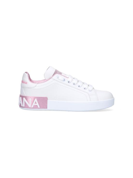 26FW 돌체앤가바나 카프스킨 나파 포르토피노 스니커즈 CK1544 AX61587587 White