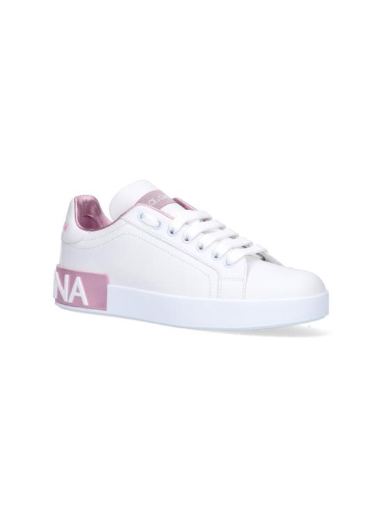 26FW 돌체앤가바나 카프스킨 나파 포르토피노 스니커즈 CK1544 AX61587587 White - DOLCE & GABBANA