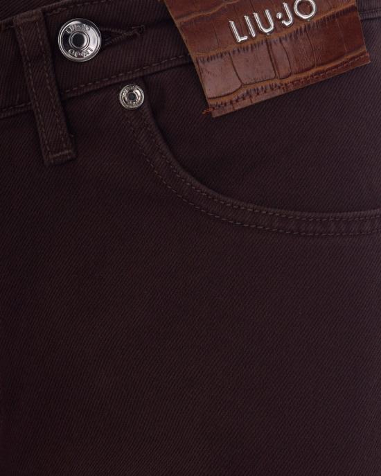26FW 리우조 스트레이트 팬츠 8018034 Brown - LIU JO