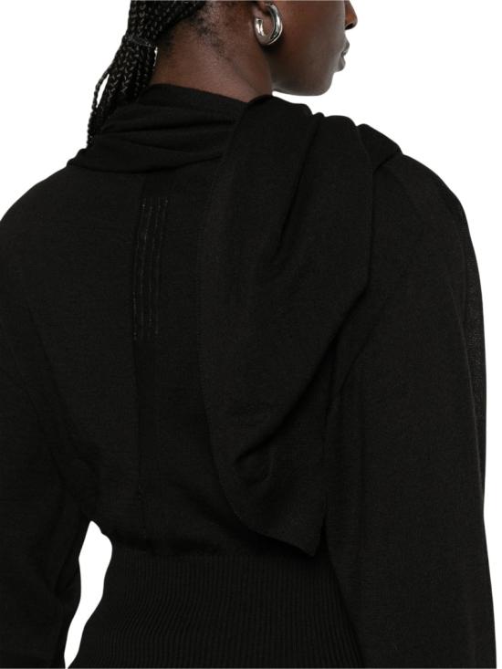 26FW 릭 오웬스 긴팔 티셔츠 RP02F5622 M Black - RICK OWENS