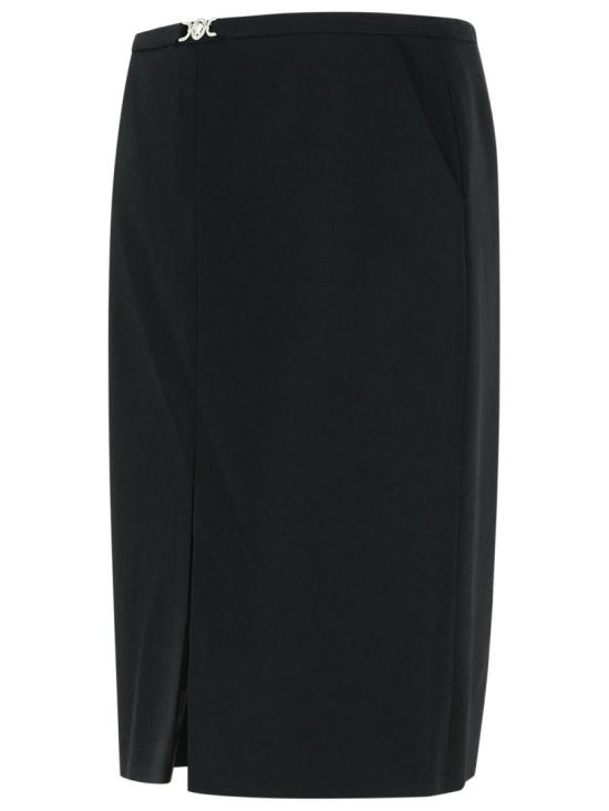 26SS 베르사체 미디 스커트 1022398 1A15974 1B000 Black - VERSACE