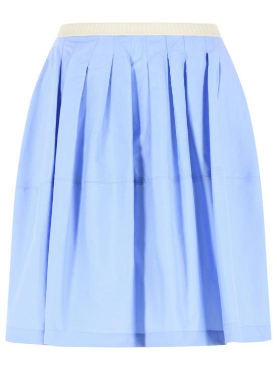 26SS 마르니 미디 스커트 GOMA0833A1 UTC193 00B50 Blue