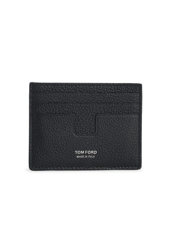 26FW 톰포드 페블 레더 클래식 카드 홀더 Y0233 LCL158S NAA Black