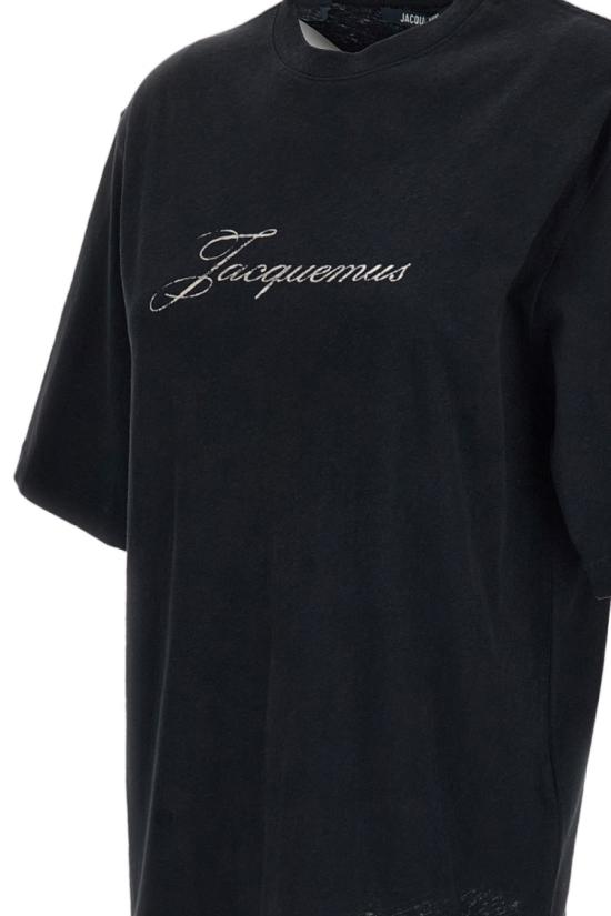 26FW 자크뮈스 자크뮈스 티셔츠 TSW00596AJ00289990 Black - JACQUEMUS