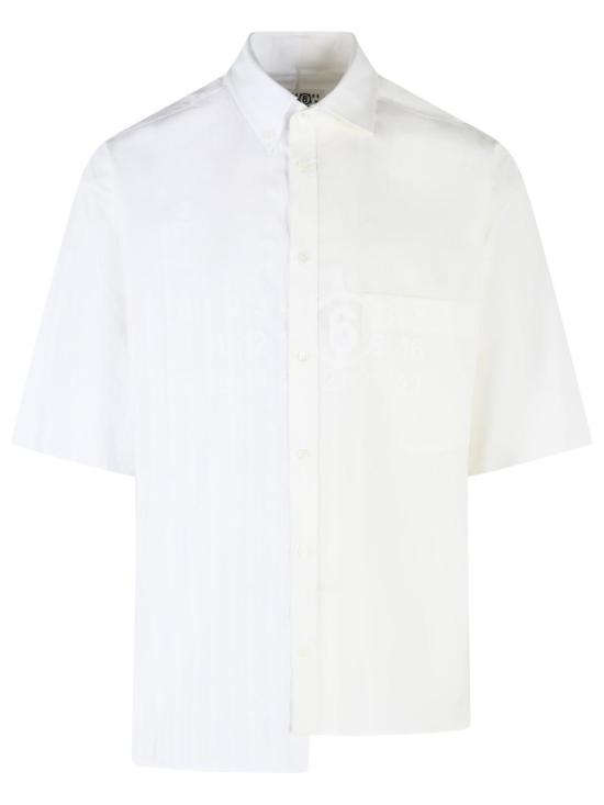  MM6 메종마르지엘라 반팔 셔츠 SH0DR0007 MTN135 961 White