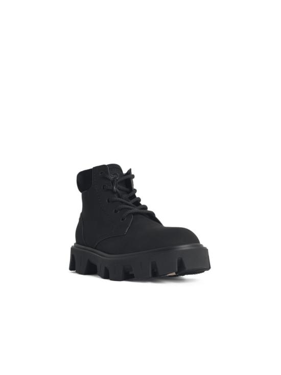26FW 몽클레어 피크 시티 레이스업 앵클 부츠 09A 4F000 70 M6882 999 Black - MONCLER
