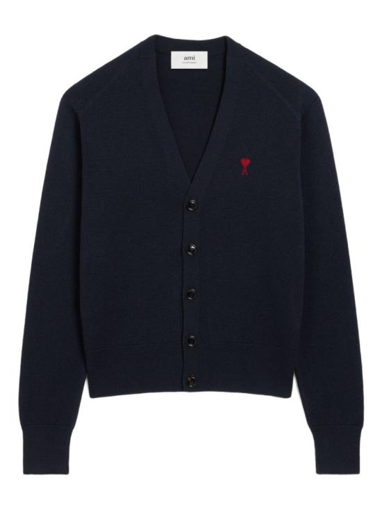 26FW 아미 ADC 울 V넥 가디건 HKC361 001 414 Black