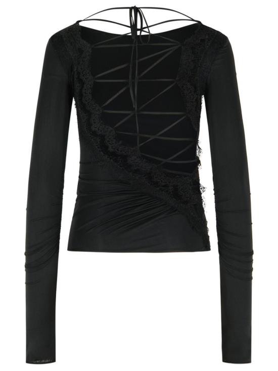 26SS 블루마린 니트웨어 2C435A N0990 Black - BLUMARINE