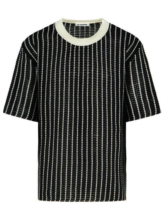 26SS 질샌더 반팔 티셔츠 J22GC0230 J15467 033 Black