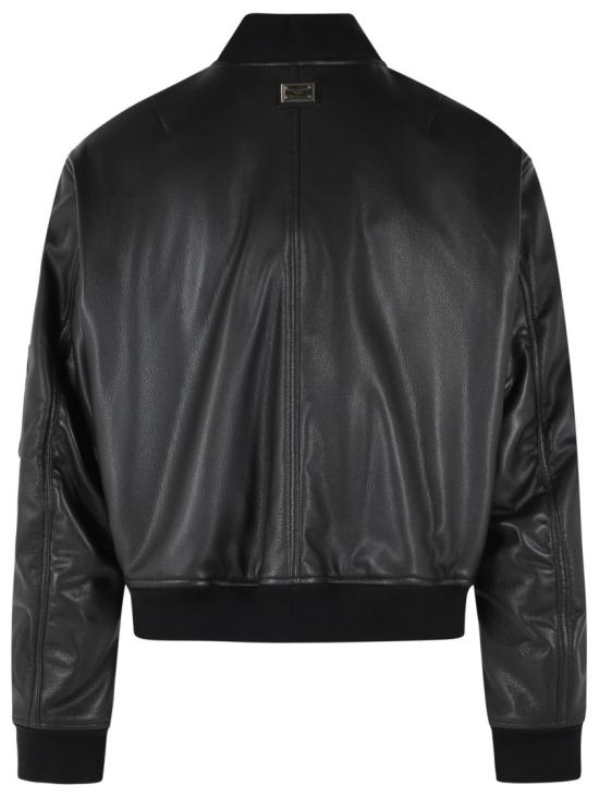 26SS 돌체앤가바나 가죽 자켓 G9BBML HULY3 N0000 Black - DOLCE & GABBANA