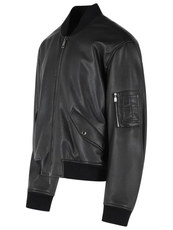 26SS 돌체앤가바나 가죽 자켓 G9BBML HULY3 N0000 Black - DOLCE & GABBANA