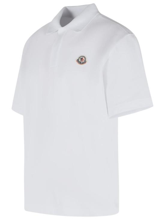26SS 몽클레어 로고 피케 폴로 셔츠 091 8A000 24 89A16 00A White - MONCLER
