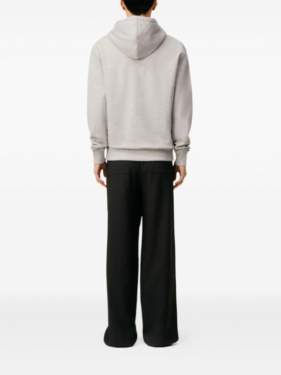 26FW 아미 스몰 하트 로고 코튼 후드 집업 HSW765 730 0951 Grey - AMI