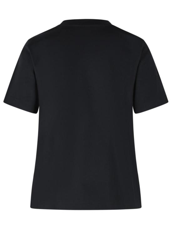 26SS 버버리 체크 커시브 로고 코튼 티셔츠 8120772 A1189 Black - BURBERRY