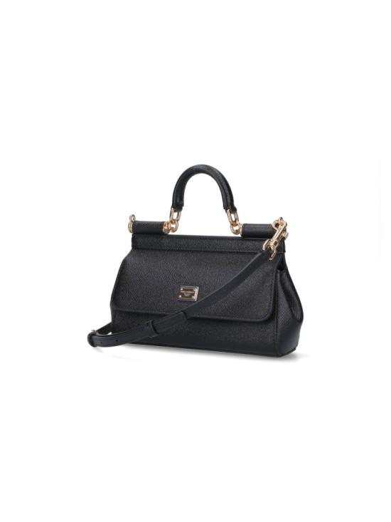 26FW 돌체앤가바나 SICILY 시실리 스몰 핸드백 BB7116 B100180999 Black - DOLCE & GABBANA
