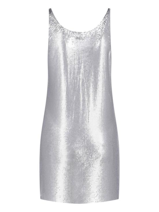 26FW 파코라반 숏 원피스 25PIRO024MH0004P040 Silver - PACO RABANNE