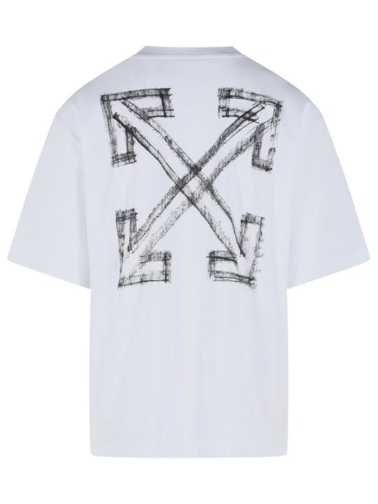 26FW 오프화이트 반팔 티셔츠 44MAA120F26J00Y 100 White - OFF WHITE