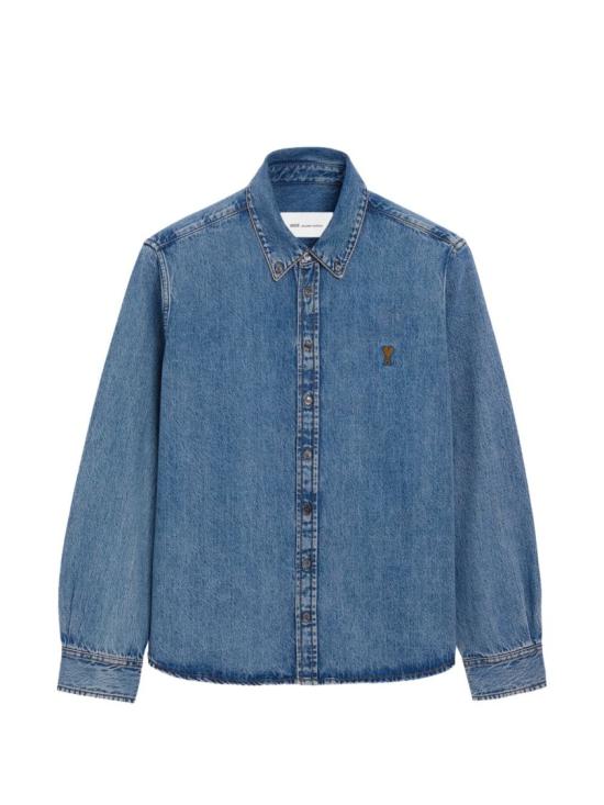 26FW 아미 데님 셔츠 셔츠 USH786 DE0056 480 Blue