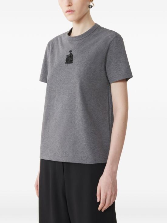 26FW 랑방 반팔 티셔츠 RW TS0030 J060 A26 124 Grey - LANVIN