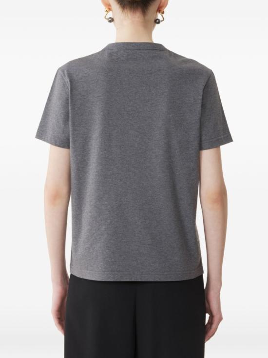 26FW 랑방 반팔 티셔츠 RW TS0030 J060 A26 124 Grey - LANVIN