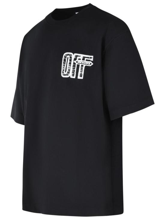 26FW 오프화이트 반팔 티셔츠 44MAA120F26J00Y 001 Black - OFF WHITE