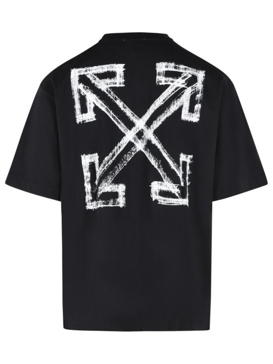 26FW 오프화이트 반팔 티셔츠 44MAA120F26J00Y 001 Black - OFF WHITE