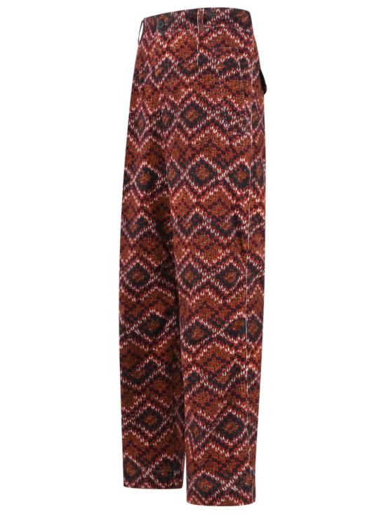 26FW 드리스 반 노튼 스트레이트 팬츠 020918 4028 352 Red - DRIES VAN NOTEN