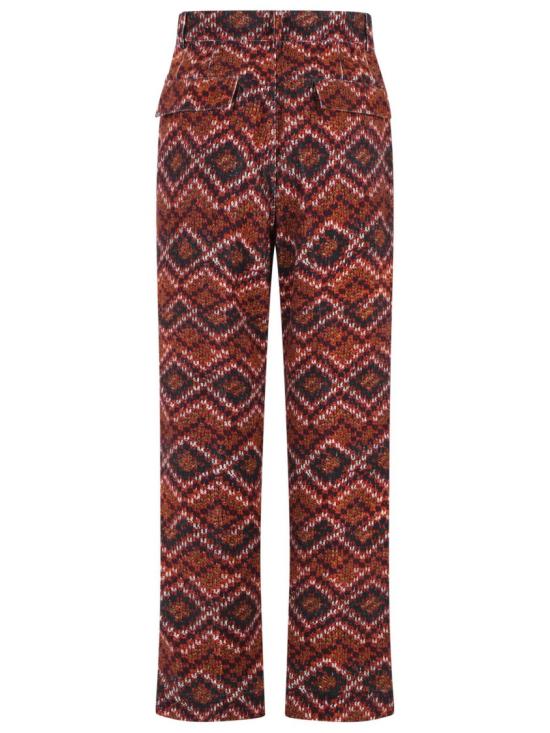 26FW 드리스 반 노튼 스트레이트 팬츠 020918 4028 352 Red - DRIES VAN NOTEN