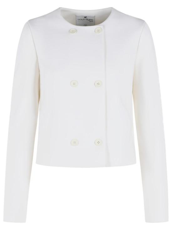 26FW 쿠레쥬 자켓 326CVE163PL0170 0001 White