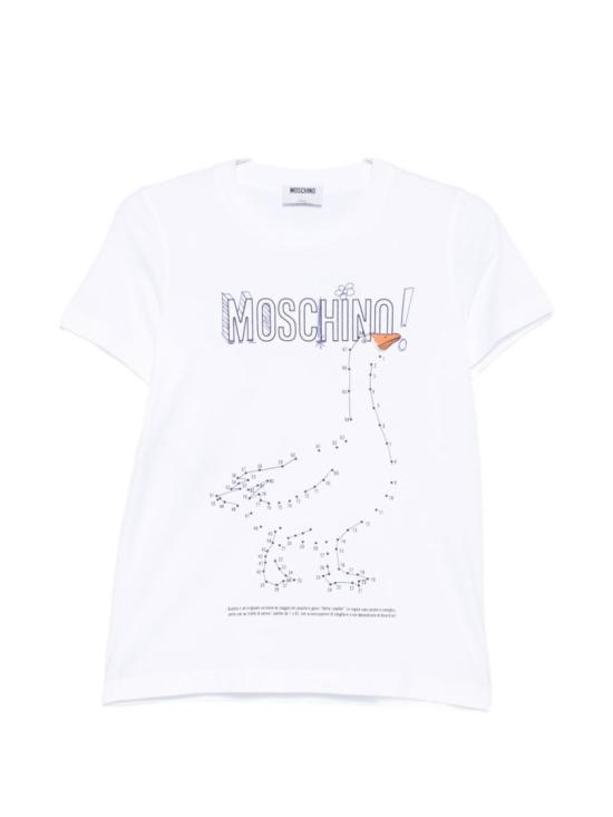 26FW 모스키노 반팔 티셔츠 J0719 5541 1001 White