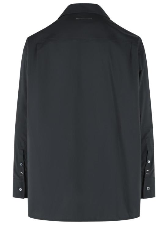26SS MM6 메종마르지엘라 긴팔 셔츠 SH0DT0041 M35256 899 Black - MM6 MAISON MARGIELA