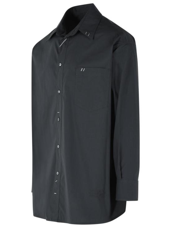 26SS MM6 메종마르지엘라 긴팔 셔츠 SH0DT0041 M35256 899 Black - MM6 MAISON MARGIELA