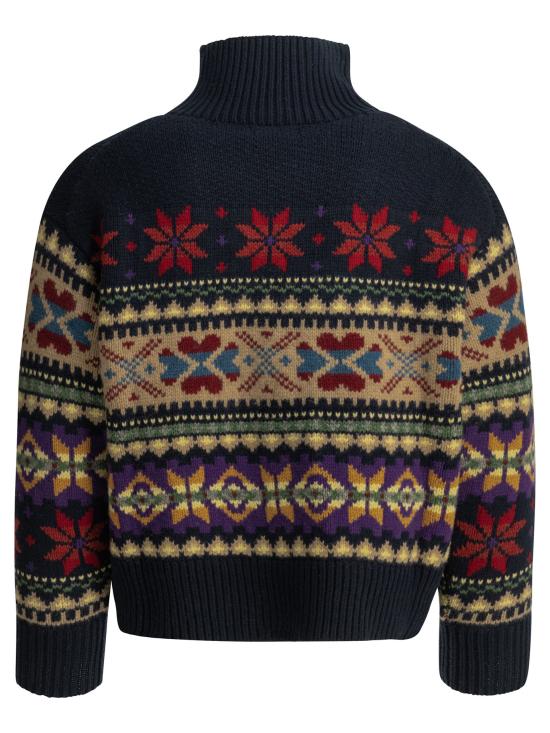 26FW 폴로 랄프로렌 터틀넥 211B17773001NAVY MULTI Blue - POLO RALPH LAUREN