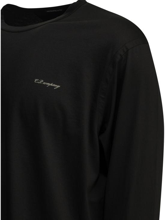 26FW 씨피 컴퍼니 탑 21CMTS157A006374G999 Black - C.P. COMPANY