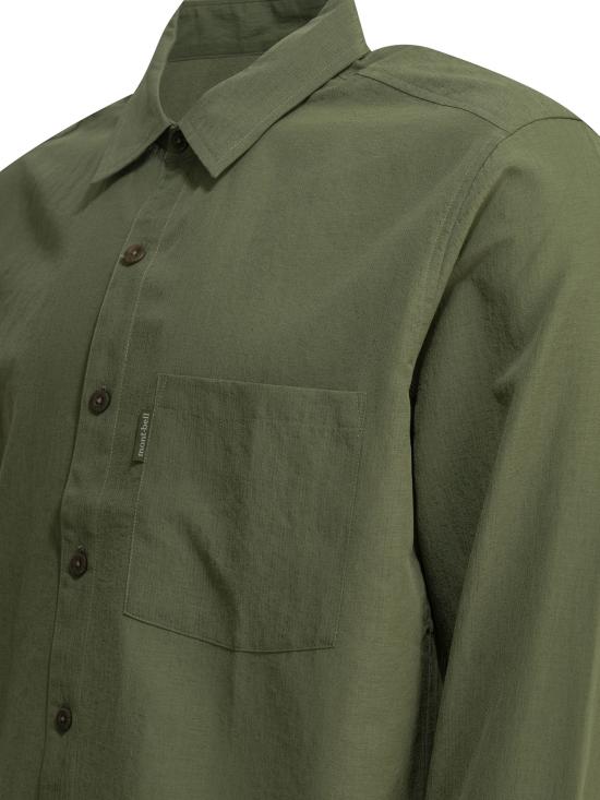 26FW 몽벨 긴팔 셔츠 2304646KH Green - MONTBELL