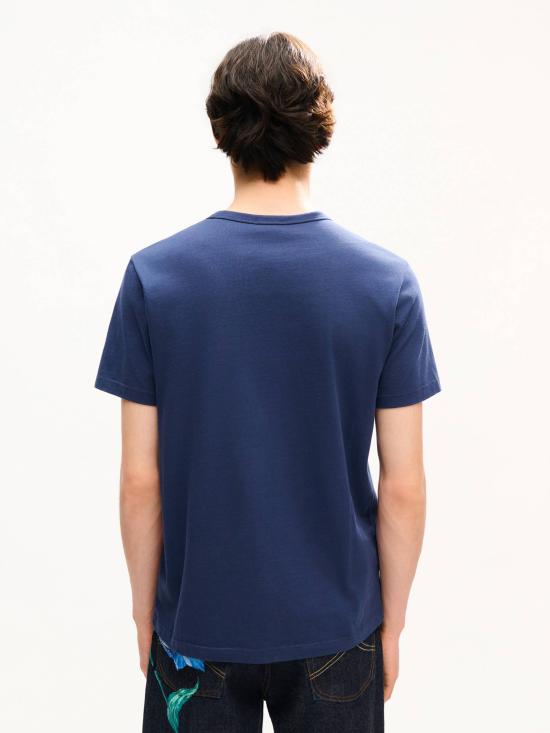 26FW 겐조 반팔 티셔츠 FG6 5TS162 4SG 79 BLUE BLACK DOM - KENZO