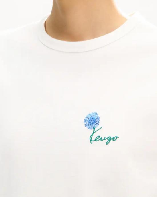 26FW 겐조 반팔 티셔츠 FG6 5TS162 4SG 02 OFF WHITE DOM - KENZO
