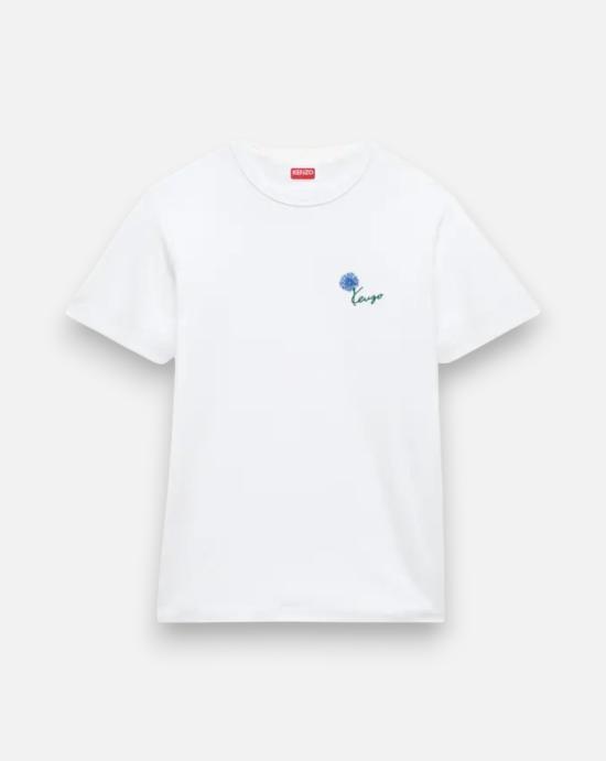 26FW 겐조 반팔 티셔츠 FG6 5TS162 4SG 02 OFF WHITE DOM