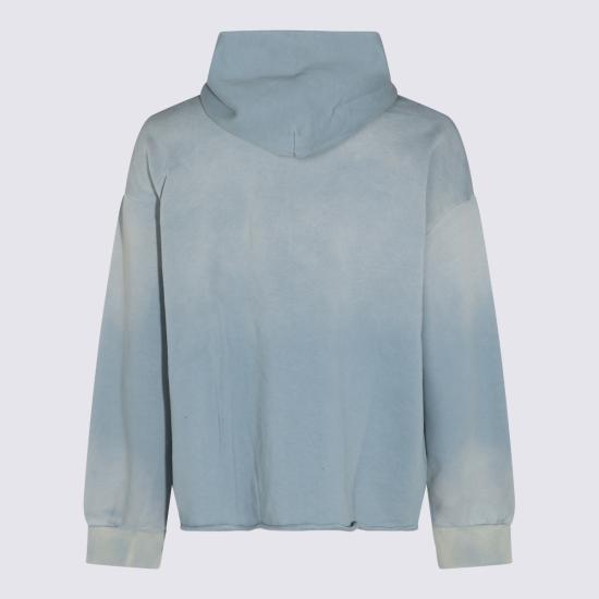 26FW 파운드 후드 티셔츠 FOPF26HO01520 6580 WASHED LIGHT BLUE - FOUND
