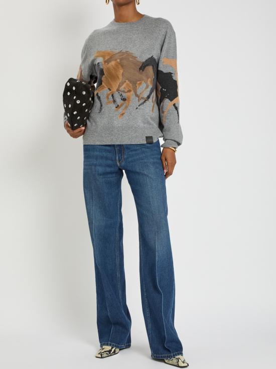 26FW 스텔라 맥카트니 긴팔 티셔츠 6K12573S2666 1262 GREY MELANGE - STELLA MCCARTNEY