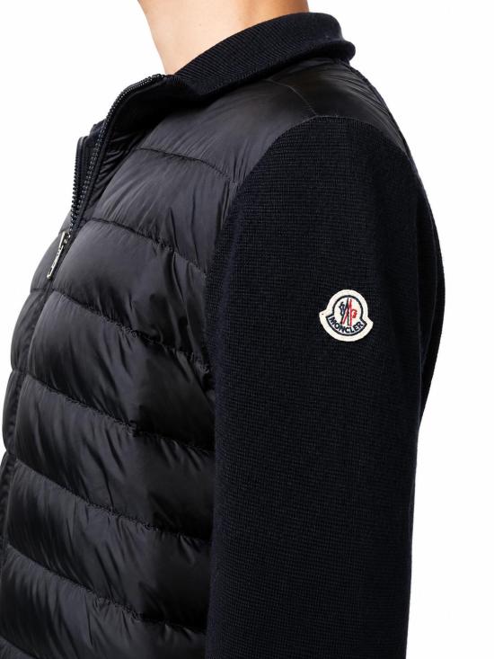 26FW 몽클레어 패딩 집업 울 가디건 패딩 집업 울 가디건 L20919B50700A9341 777 - MONCLER